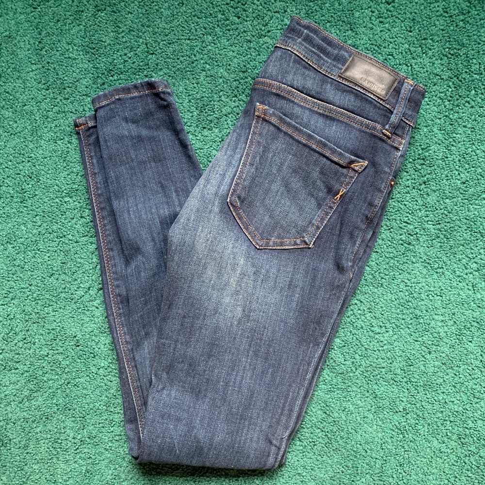 Express Jean Legging Mid Rise 00 Short